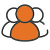 Group of people icon representing employee coverage